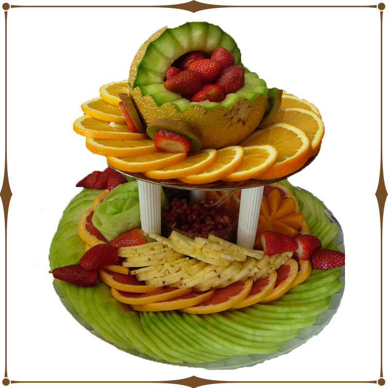 Double Layer Dish Drainer Plate - Vegetable Fruit Tray, Baby