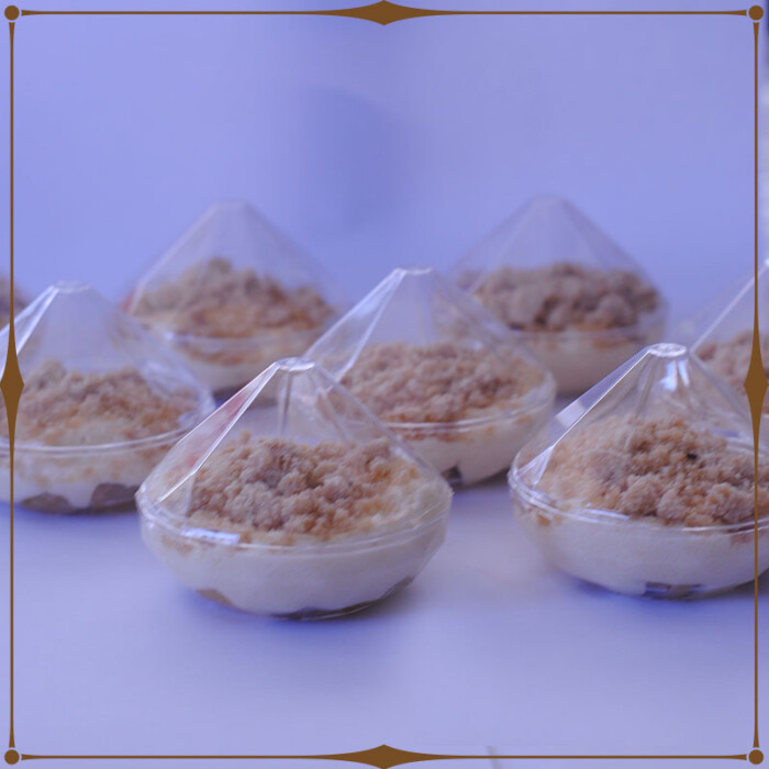 Apple cinnamon mousse cups
